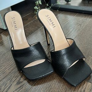 Faux croc skin heels from Simmi shoes - NEVER WORN